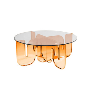 Creative Internet Celebrant Gradient DIY Small <b>Foldable</b> Acrylic Coffee <b>Table</b> Modern Living Room Bedroom Furniture - Product Image 2