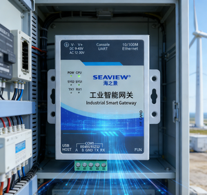 SEAVIEW อินดัสเทรียลเกตเวย์ หน่วยความจำ DDR2 64MB รองรับแรงดันไฟฟ้ากว้าง สำหรับโซลูชันระบบอัตโนมัติอุตสาหกรรมแบบครบวงจร - Product Image 4