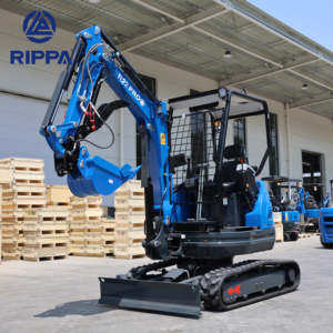 Chinese Rippa Graafmachine Machines 2.5 Ton Graafmachine Kubota Motor Kleine Digger Micro Bagger Minigraafmachine - Product Image 4
