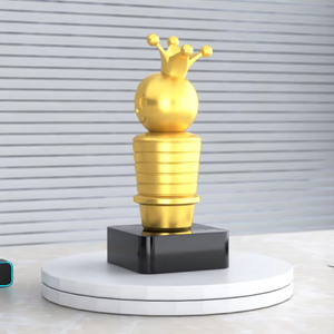 مخصص الطراز الحديث شخصية كأس المهرج الحرف اليدوية المعدنية الصب تماثيل مهرج تمثال تذكار - Product Image 4