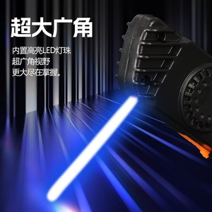 Feu arrière de vélo rechargeable par USB, lumière LED étanche IPX4, 4 modes, rouge, magenta, vert, bleu, équipement de conduite nocturne en plastique - Product Image 1