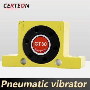 GT4 GT8 GT10 GT16 GT20 GT32 <strong>Pneumatic</strong> <strong>Turbine</strong> <strong>Vibrator</strong> Air Powered <strong>Vibrator</strong> for Hopper Bin Aluminum Alloy 600N 1200N Oscillator - Product Image 5