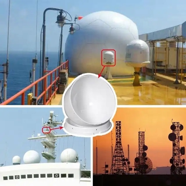 Custom Industrial Antenna Radome Cover ABS/PP/PC Materials ISO9001 Certified 0.2-0.5mm Tolerance Smooth/Glossy Surface Finish