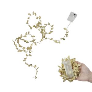 <b>Tree</b> Fireplace Decor Xmas <b>Lighted</b> Artificial Red Berry Garland <b>Leds</b> Christmas String Lights - Product Image 4
