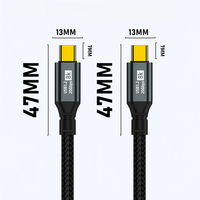 0.5M 1M 1.5M 2M 3M 20Gbps 5A 100W PD transfert de données de charge rapide USB C vers USB C USB3.2 Gen2 USB 3.2 Gen 2 Type C 8K câble vidéo
