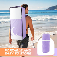 Planche à pagaie gonflable douce et conviviale pour adultes et famille, planche de surf sur l'eau avec sac à dos de voyage