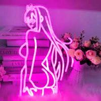 Sexy Lady Neon Sign Bright Neon Led Wall Body Sign avec Big Esthétique Room Decor IP67 Beautiful Naked Girl for Interior Design