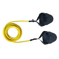 Ensemble de bandes d'exercice de résistance de natation avec palmes de natation