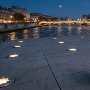 Lampes LED encastrées au sol, étanches, pour extérieur, allée, IP68, RGB, DC12V - Product Image 5