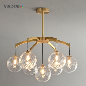 Lampe suspendue en cristal moderne de luxe DPL38006, <span class=keywords><strong>luminaire</strong></span> suspendu transparent pour la décoration du plafond des restaurants - Product Image 4