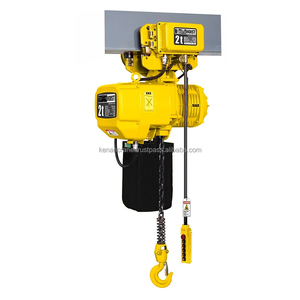 Palans à chaîne électriques à double vitesse certifiés CE, 2 tonnes, 5 tonnes, 380V, type chariot, pour grue à poutre en I - Product Image 2