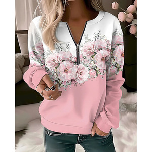 <span class=keywords><strong>Felpa</strong></span> con cappuccio donna autunno RNSHANGER <span class=keywords><strong>felpa</strong></span> per pittura floreale alla moda <span class=keywords><strong>felpa</strong></span> con cappuccio oversize per donna Harajuku - Product Image 3