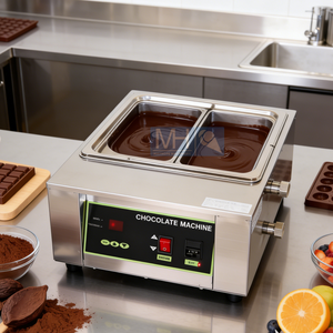 Máquina Templadora de Chocolate Pequeña, Calentador Eléctrico de Alimentos, Máquina para Derretir Chocolate para Té con Leche, <span class=keywords><strong>Boba</strong></span>, Sopa, <span class=keywords><strong>Restaurante</strong></span> - Product Image 3
