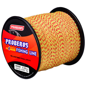 Coloré Tresse 4 300m PE Tressé Ligne De Pêche Plus Lisse Hercules Brins Tresse Fil Tresse Ligne De Pêche Sedal - Product Image 4