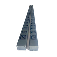 Unidad de distribución de alimentación Vertiv, CA 1P 1u, montaje en rack, monofásico, enchufe de PDU Vertiv 14240017,