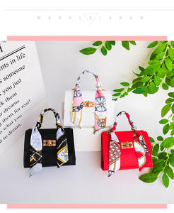 2022ใหม่แฟชั่นใหม่ผ้าพันคอผ้าไหมย้อนยุคมินิกระเป๋าถือกระเป๋าสะพายไหล่เดียวของผู้หญิงมีซับใน PU <span class=keywords><strong>กระเป๋า</strong></span>สะพายไหล่แฟชั่นสำหรับผู้หญิง - Product Image 5