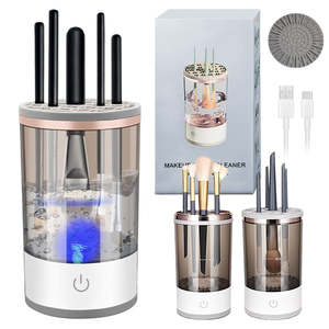 Limpiador de Brochas de Maquillaje Automático con Rotación Profunda, Máquina Limpiadora de Brochas Cosméticas - Product Image 3