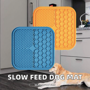 Hot Selling Interactive Slow <b>Feeding</b> Animal Pattern Waterproof Pet <b>Dog</b> Snuffle Carpet Sniffing <b>Mat</b> Silicone Lick <b>Mat</b> - Product Image 2