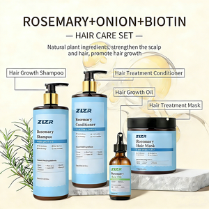 แชมพูและครีมนวดผมสูตรสมุนไพรโรสแมรี่ไบโอติน สำหรับผมชี้ฟู ช่วยเร่งการเจริญเติบโตของเส้นผม  ไม่มีพาราเบน ไม่มีซัลเฟต สำหรับร้านเสริมสวย  ผสมสารสกัดจากหัวหอมแดง - Product Image 2