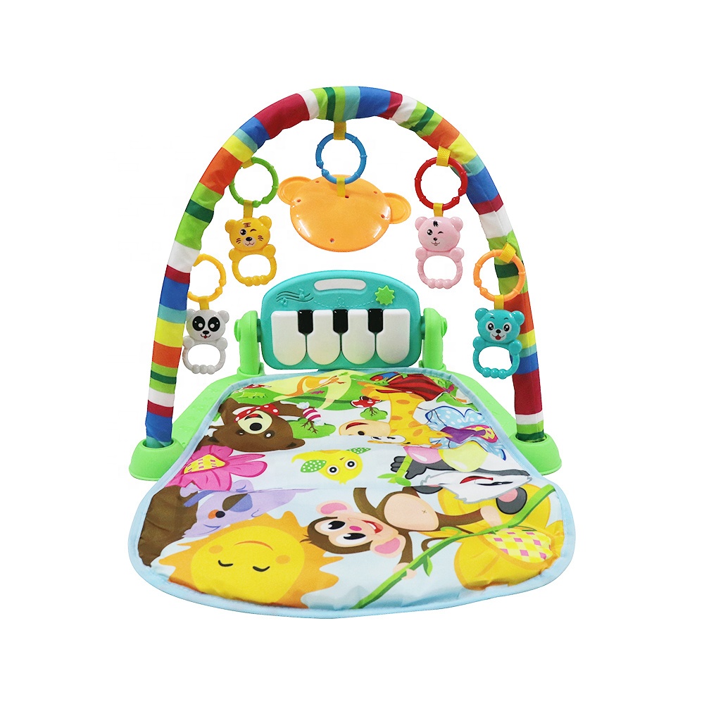 Цветной игровой космический спортивный высококачественный сенсорный коврик для детской музыкальной клавиатуры