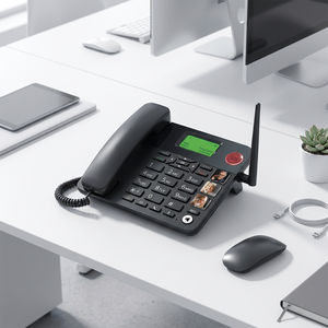 <span class=keywords><strong>Téléphone</strong></span> de bureau 4G LTE JIMI avec option double SIM, écran couleur 2,4 pouces, batterie 1000 mAh, Wi-Fi, appel SOS - Product Image 2