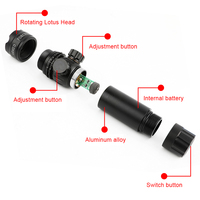 Tir à l'arc vert Laser vue en alliage d'aluminium tactique vert Laser vue pour arc à poulies accessoires de Sport de chasse en plein air