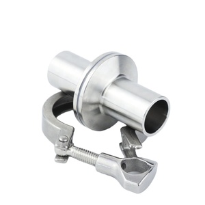 CNJS Vente en gros de colliers de serrage sanitaires en acier inoxydable 304/316L 25,4 mm de qualité alimentaire / raccords de tuyauterie à serrage rapide - Product Image 5