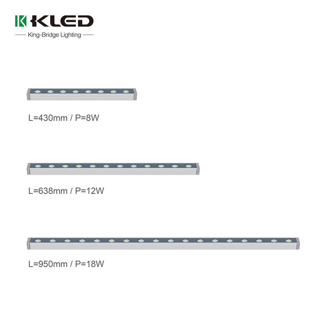 Building Decoration DMX LED Outdoor Facade Linear Strip Lighting Led Tube Line Light IP66 Rated Aluminum Alloy RGBW Wall Washer