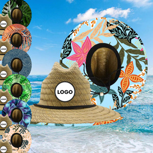 Sombrero de Paja de Verano con Logotipo Personalizado para Hombre y Mujer, Estilo Sombrero de Ala Ancha para Surf, Salvavidas, Pesca y Actividades al Aire Libre - Product Image 6