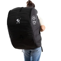 Sac de voyage pliable pour poussette et siège auto bébé, robuste et extra rembourré, imperméable, avec ouverture zippée pleine largeur