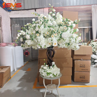 Nouvelles Décorations Florales pour Table - Centres de Table Roses Artificielles en Soie - Arbres de Roses Artificielles