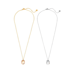 Collier pendentif Z T en or, argent, acier inoxydable, minimaliste, pour femmes, à porter tous les jours, 45450 - Product Image 3