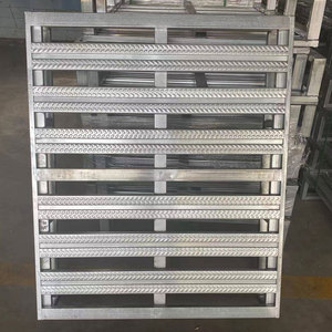 พาเลทเหล็กแบบเข้าได้สี่ทางที่ใช้ร่วมกับชั้นวางสินค้าแบบ Selective Rack สำหรับระบบจัดเก็บสินค้าในคลังสินค้า - Product Image 4