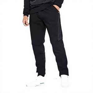 Chándal con Capucha Negro para Hombre, Manga Larga, Color Sólido, Sudadera Informal con Bolsillos Laterales, Transpirable, 100% Algodón, Ligero, para Invierno - Product Image 5