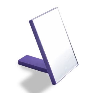 Espejo Cosmético de Mano Personalizado, Bonito y Elegante, Color Morado Brillante, para Viaje - Product Image 5