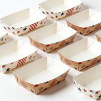 Boîte à collations pour fête, bâtonnets de mozzarella, corn-dogs, poulet frit, anneaux d'oignon, frites, barquettes à collations jetables en gros