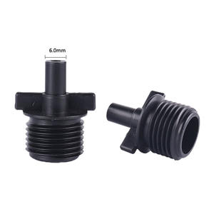 Conector roscado de 4 puntos, boquilla de pulverización en forma de cruz de 6,0 mm para equipos de riego de jardín - Product Image 3