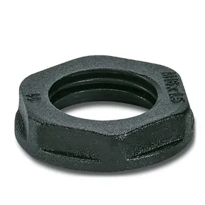 Contre-écrou en nylon Contre-écrou filetage M16 x 1.5 couleur noir de jais Câble écrou fin écrou à bride en plastique