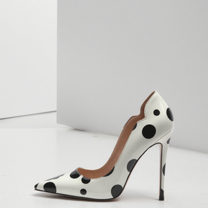Chaussures personnalisables en cuir verni pour femme de 12cm de hauteur de talon Escarpins à talon haut à la mode avec bride à la cheville pour dame pour l'été et l'automne - Product Image 2