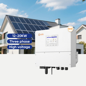 Inversor <span class=keywords><strong>Solar</strong></span> Híbrido Solis de 12kw 15kw 20kw Trifásico de Alto Voltaje con Almacenamiento de Energía S6-EH3P(12-20)K-H, Sistema de Inversor <span class=keywords><strong>Solar</strong></span> Híbrido - Product Image 1