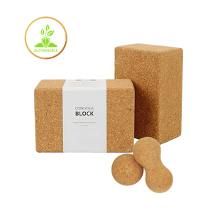 Mật độ cao biểu tượng tùy chỉnh 3 "6" 9 "Kích thước sinh thái sản xuất Yoga gạch nút chai tự nhiên Yoga khối - Product Image 1