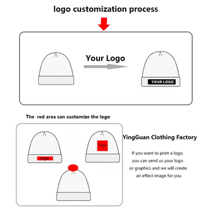 Logo Tùy Chỉnh Mùa Thu Mùa Đông Beanie Cho Phụ Nữ Người Đàn Ông Rắn Màu Ấm Tai Bảo Vệ Dệt Kim Hat - Product Image 4