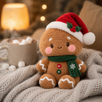 Peluche personnalisée à partir d'un dessin, jouet en peluche doux personnalisé pour Noël, fabrication OEM ODM directe d'usine