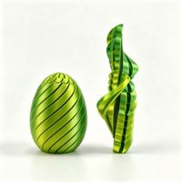 Top Rated Eco-Friendly PLA Hinged 3D Printed Fidget Egg with Hinged Shell - OEM/ODM Available