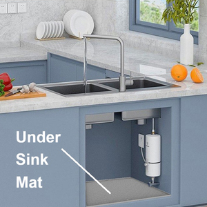 <span class=keywords><strong>Tappetino</strong></span> Durevole Sottolavello con Foro di Drenaggio Centrale, Protegge la Base del Mobile da Perdite e Versamenti, Facile da Pulire - Product Image 1