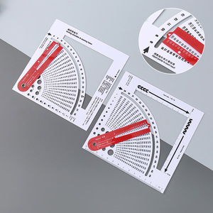 <span class=keywords><strong>Regla</strong></span> de <span class=keywords><strong>Costura</strong></span> <span class=keywords><strong>Multifuncional</strong></span> de Última Generación con Forma Especial, <span class=keywords><strong>Regla</strong></span> de Patchwork Cuadrada de Dos Colores - Product Image 3