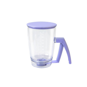 ถ้วยตวงแบบมือถือพร้อมสเกล สีม่วง อุปกรณ์ทำขนม เครื่องมือทำขนม พลาสติกเกรดอาหาร 900 มล. - Product Image 2