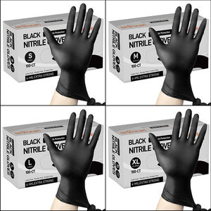 ถุงมือไนไตรล์สำหรับทำความสะอาดร้านทำเล็บสปาในสวนออกแบบโลโก้ได้ตามต้องการ - Product Image 2