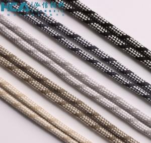 Thiết Kế Mới Dệt Vòng Kim Loại Tip Polyester Dây Kéo Dây Macrame Dây Cho Áo - Product Image 5