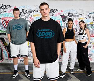 Camiseta para hombre de algodón 100% de alta calidad, lavada, desgastada, con grafiti, holgada y personalizada, nueva llegada, gran oferta. - Product Image 4